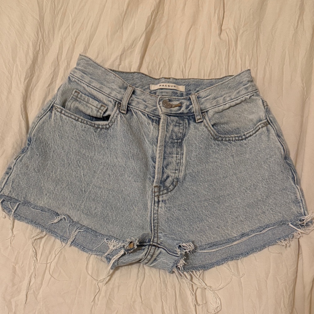 PacSun Light Blue Denim Shorts